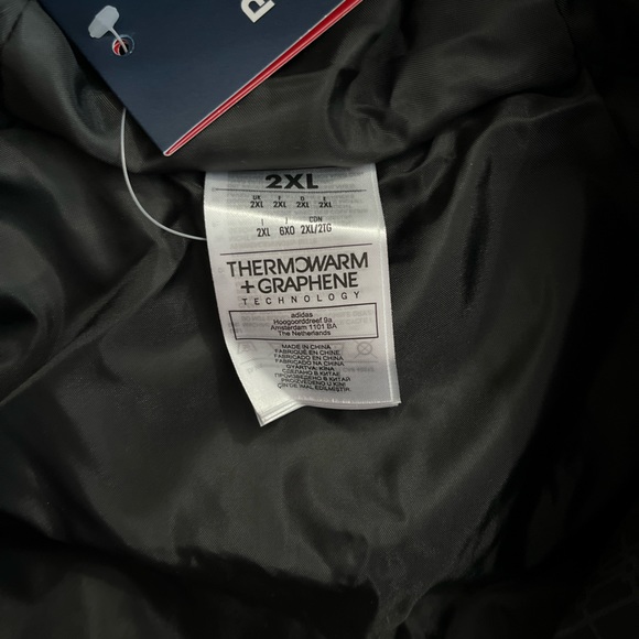 NWT - Reebok Men’s Thermowarm+Graphene Technology Padded Quarter Zip Jacket- XXL - Picture 11 of 12